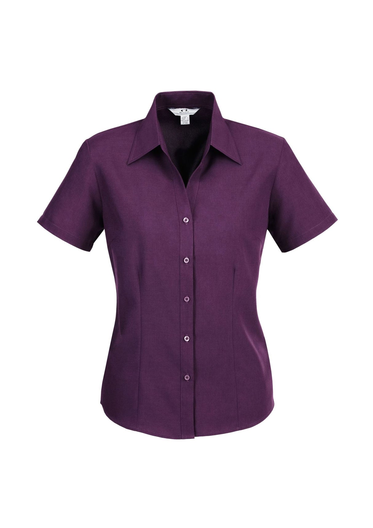Oasis Womens Short Sleeve Shirt - Grape
