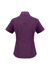 Oasis Womens Short Sleeve Shirt - Grape