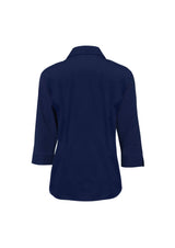 Metro Womens 3/4 Sleeve Shirt - Navy