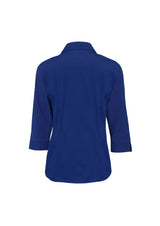 Metro Womens 3/4 Sleeve Shirt - Royal
