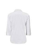 Metro Womens 3/4 Sleeve Shirt - White