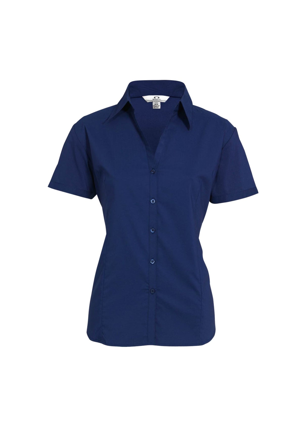 Metro Womens Short Sleeve Shirt - Royal