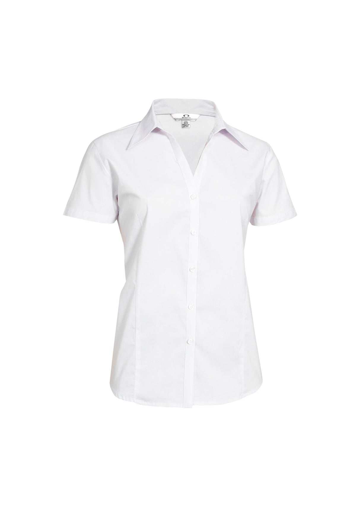 Metro Womens Short Sleeve Shirt - White