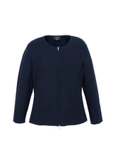 2-Way Womens Zip Cardigan - Navy