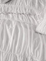 Duvet Cover Set Ruched Cotton Voile Linen House Layla King Peony