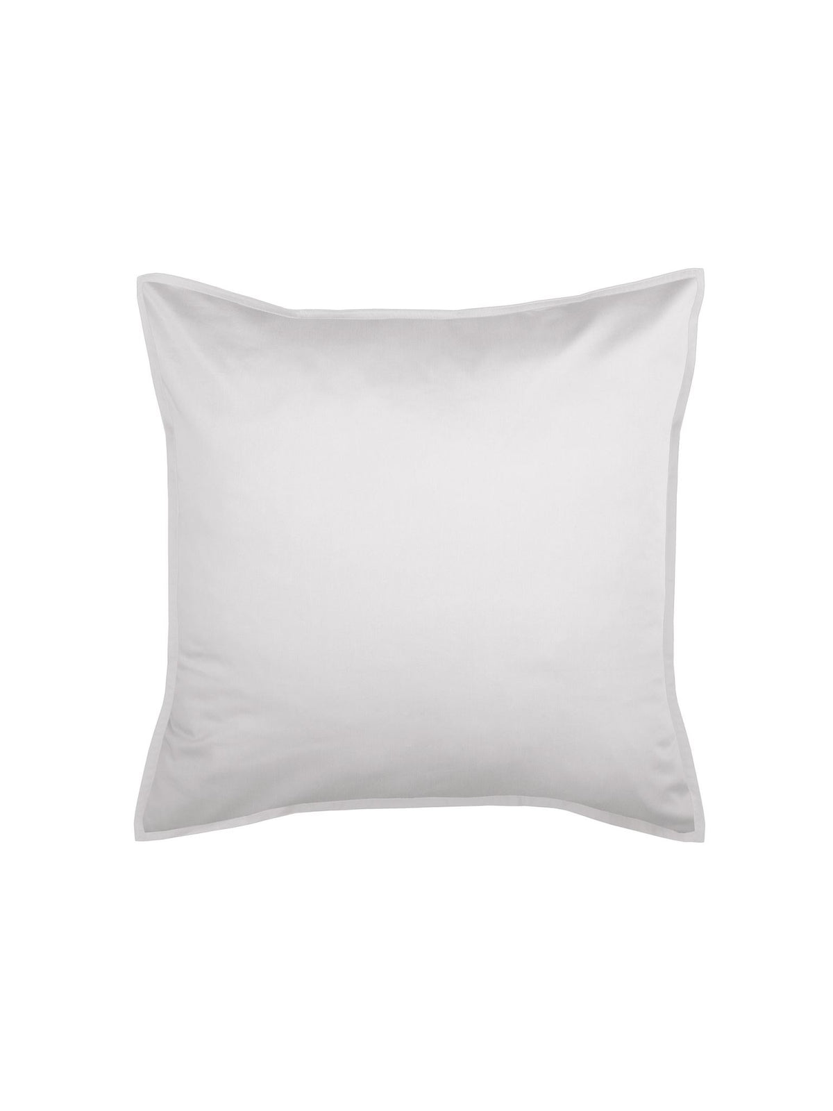 European Pillowcase Bamboo Cotton Sateen Linen House Nara Silver
