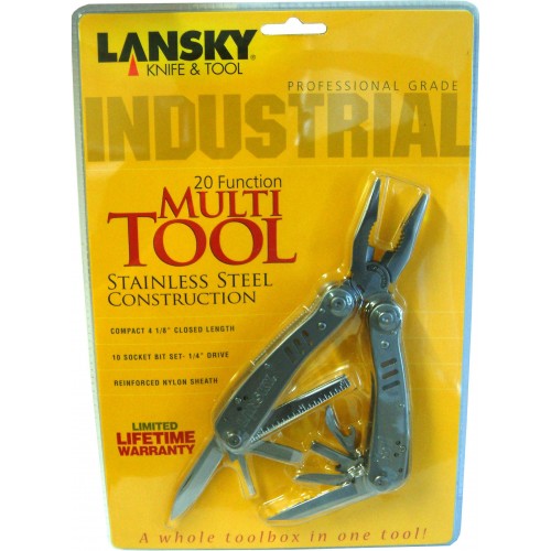 Lansky Multitool Stainless Steel   20 Function