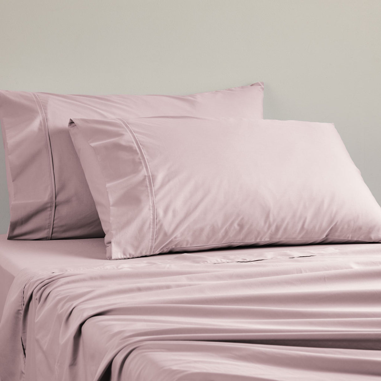 King Sheet Set - Logan And Mason 300TC Percale  (Dusk)