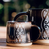Moana Road - Miriama Grace-Smith Ceramic Espresso Mug - Black - 2 units