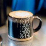 Moana Road - Miriama Grace-Smith Ceramic Espresso Mug - Black - 2 units