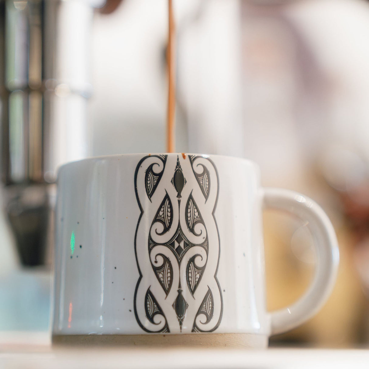 Moana Road - Miriama Grace-Smith Ceramic Espresso Mug - Stone - 2 units