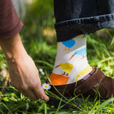 Moana Road - Jacquard Adult Socks - Pop Kiwi (Size 7-11) - Pack of 6