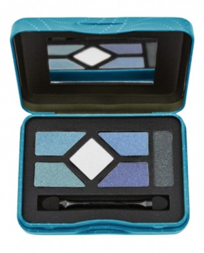 LA Girl Inspiring Eye Palette - Fabulous & Fearless, featuring 5 vibrant eyeshadows in stylish jewel-toned tins for creative looks.