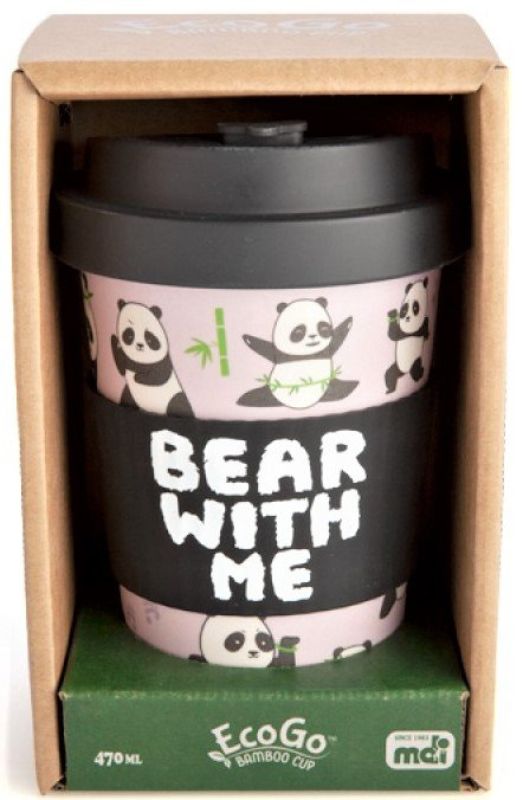 Eco to Go Bamboo Cup - Panda (140mm)