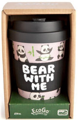 Eco to Go Bamboo Cup - Panda (140mm)