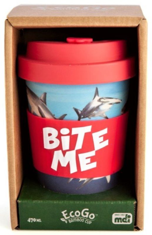 Eco to Go Bamboo Cup - Shark (140mm)