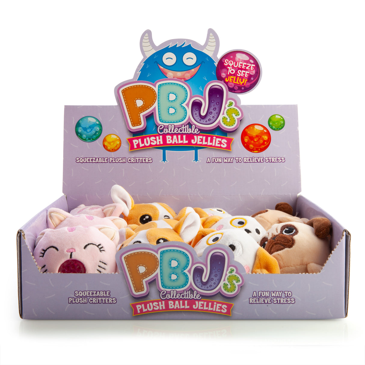 Pets Plush Ball Jellies - Set of 12
