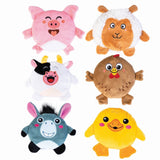 Plush - Farm Animals Sandbagger Pals (Set of 18 Assorted)