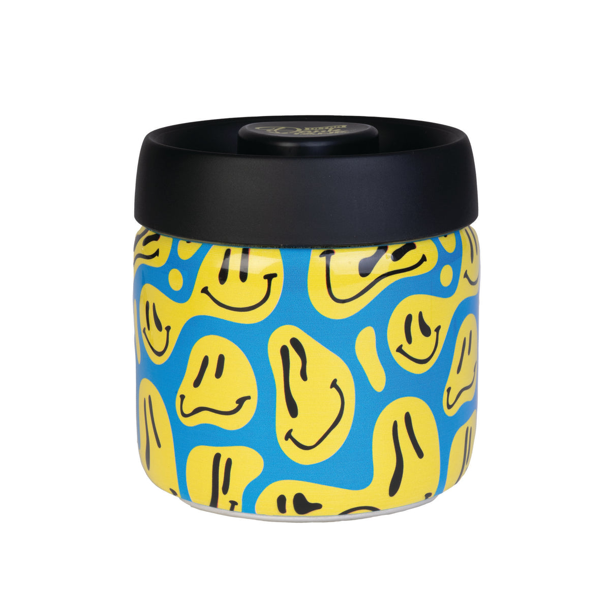 Smiley Vacuum Sealed Stash Jar