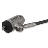Keyed Cable Lock - Push-to-Lock Button - 2 m / 6.5' Cable
