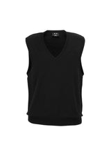 V-Neck Womens Knit Vest - Black