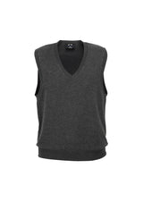 V-Neck Womens Knit Vest - Charcoal