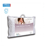 Drylife Lo Profile Pillow with Tencel filling, ideal for back/stomach sleepers, hypoallergenic, machine washable, 500g.