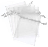 Organza Bag White Pack of 10.