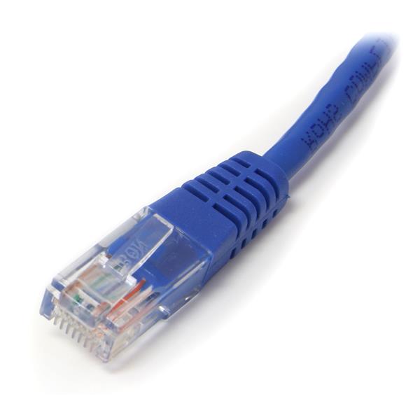 Cat5e Patch Cable with Molded RJ45 Connectors - 91 cm (3 ft.) - Blue
