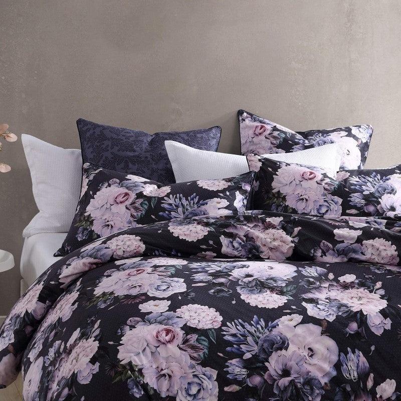 Super King Duvet Cover Set - Macy Violet by Logan and Mason Platinum