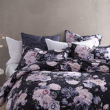 Super King Duvet Cover Set - Macy Violet by Logan and Mason Platinum