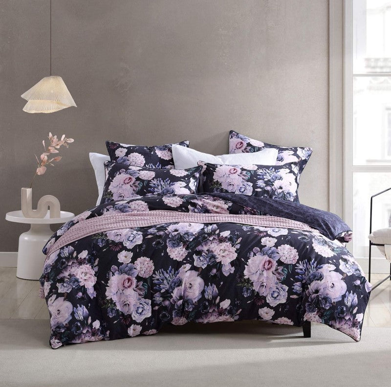 Super King Duvet Cover Set - Macy Violet by Logan and Mason Platinum