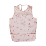 Waterproof Junior Long Bib - Moose Flowers
