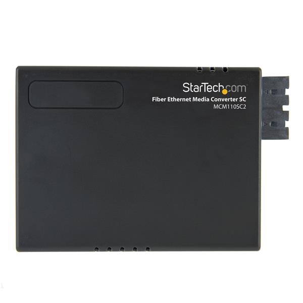 10/100 Fiber to Ethernet Media Converter with SC connection, extending Ethernet up to 2 km over multimode fiber.