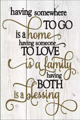 Wall Art on MDF - Blessing (40 x 60cm)
