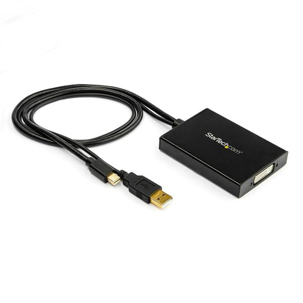 Mini DisplayPort to Dual-Link DVI adapter for seamless connectivity to DVI displays, supporting resolutions up to 2560x1600.