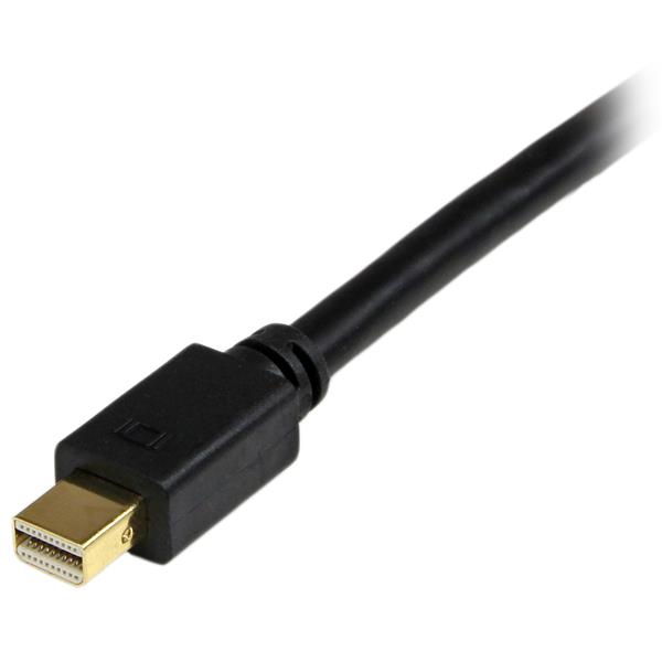 6ft Mini DisplayPort to DVI Adapter - Mini DP to DVI - Black