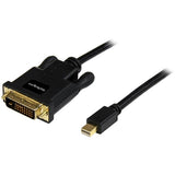 3ft Mini DisplayPort to DVI adapter for seamless connectivity between Mini DP devices and DVI displays, supporting 1920x1200 resolution.