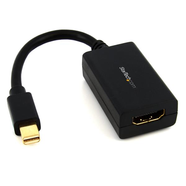 Mini DisplayPort to HDMI adapter for seamless connectivity, supporting 1080p video and 7.1 audio, lightweight and portable.