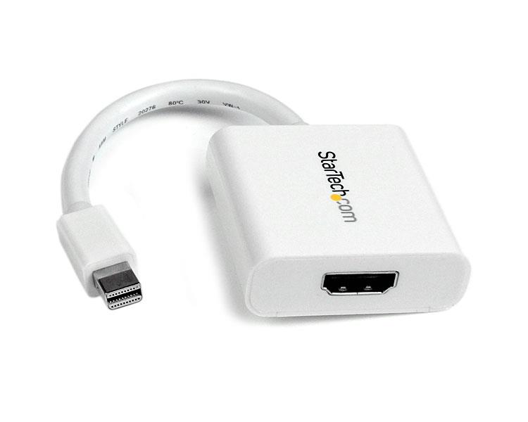 Mini DisplayPort to HDMI Video Adapter Converter - White