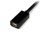 Mini DisplayPort extension cable, 91cm, supports 4K resolution, ideal for connecting devices like MacBook and Surface Pro.