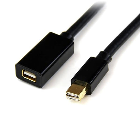 Mini DisplayPort Extension Cable M/F (91cm) allowing 4K display; ideal for enhancing device positioning and multi-monitor setups.