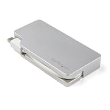 Aluminum Travel A/V Adapter: 3-in-1 Mini DisplayPort to VGA, DVI or HDMI - 4K