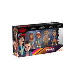 MINIX Stranger Things 4 pack features 7cm detailed figurines of beloved characters, perfect for display and collection.