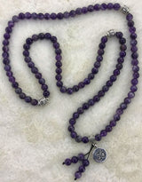 Mala Necklace - Amethyst (70cm)
