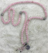 Mala necklace - Rose Quartz (70cm)