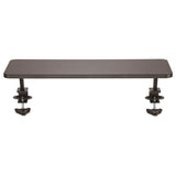 Monitor Riser Stand - Clamp on Monitor Shelf - Extra Wide