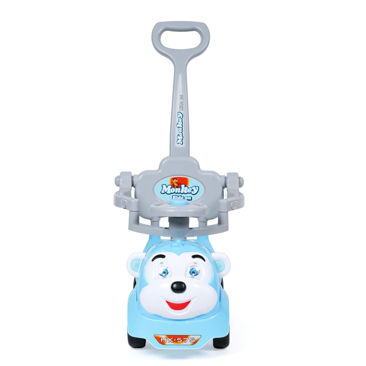 Kids Monkey 3-in-1 Ride-On With Parent Handle DR-200 Blue