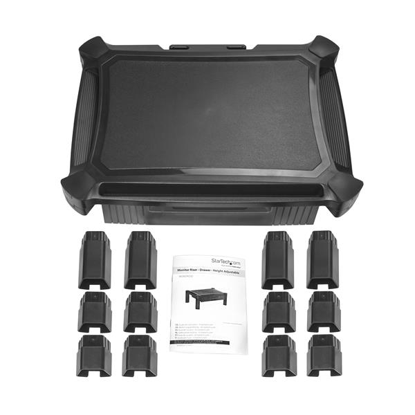 Monitor Riser - Drawer - Height Adjustable