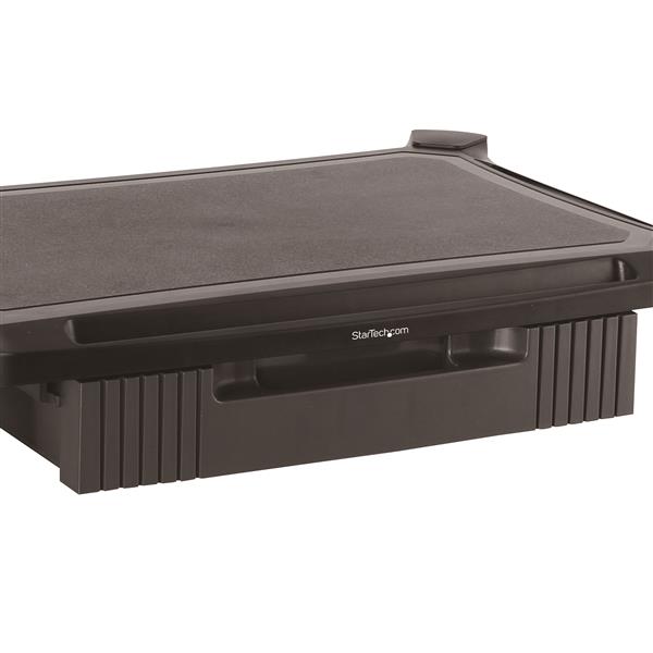 Monitor Riser with Drawer - Height Adjustable - Large